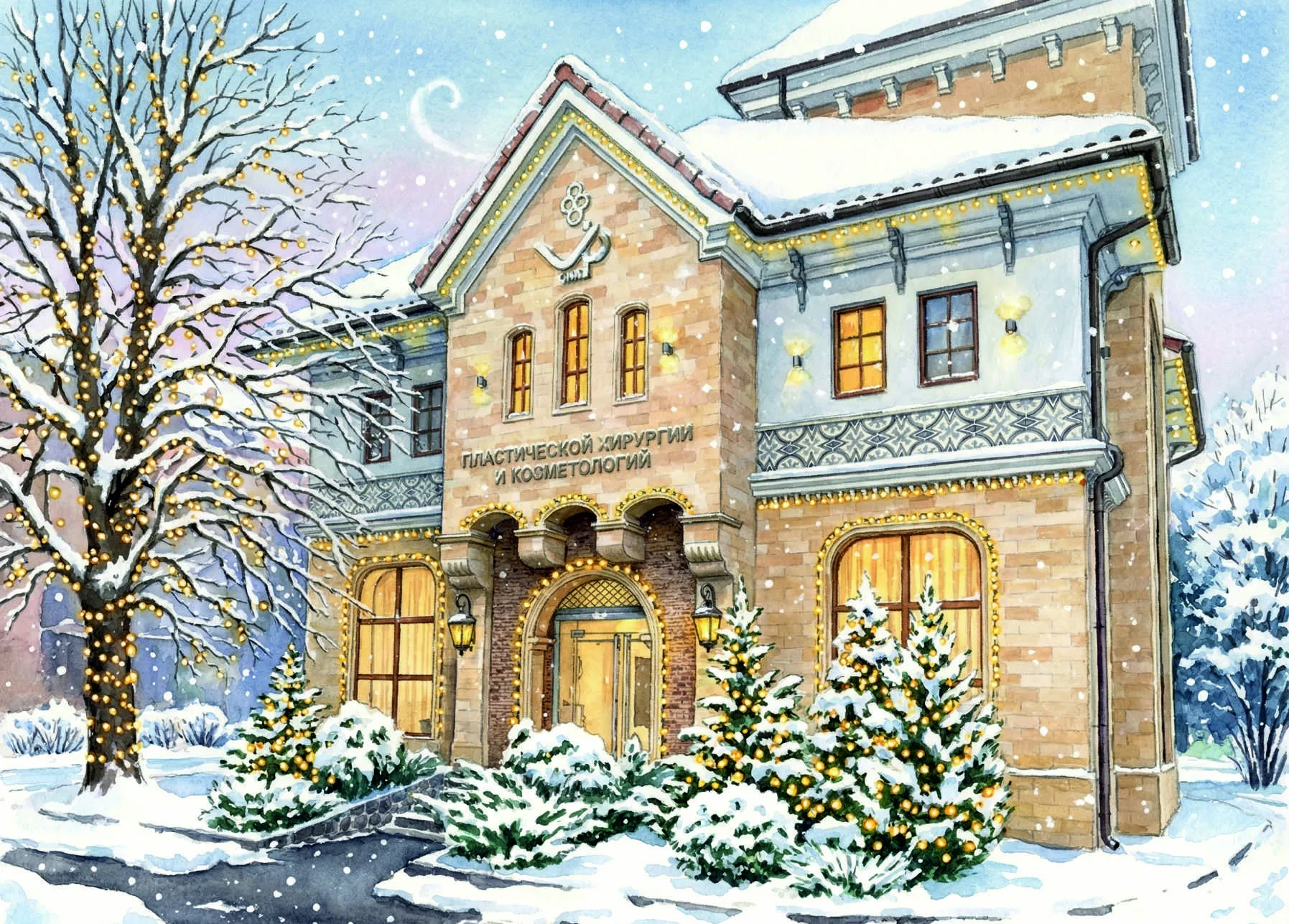 Поздравляем с наступающим Новым годом и Рождеством!