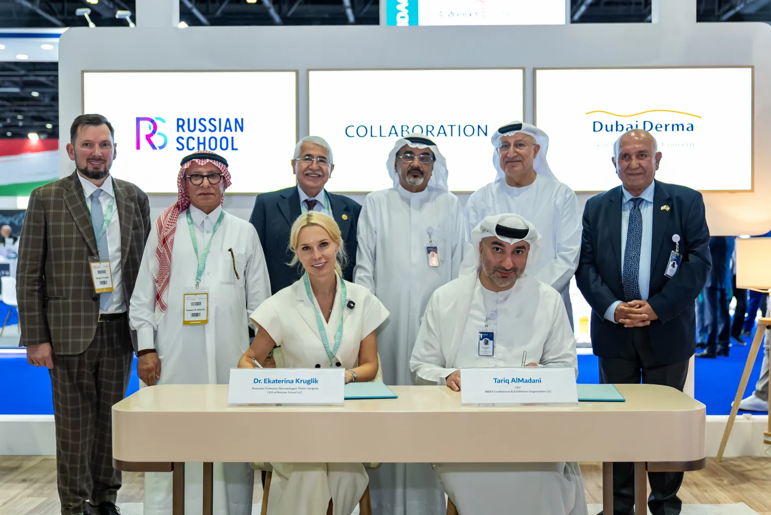 Подписание меморандума между Russian School и Dubai Derma: новый этап международного сотрудничества в эстетической медицине